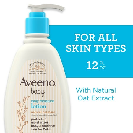 UPC: 0381370042297 | Aveeno Baby Daily Moisture Lotion with Colloidal Oatmeal 12 fl. oz