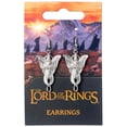 thumbnail image 2 of The Lord Of The Rings Evenstar Silver Painted Dangle Earrings, 2 of 2