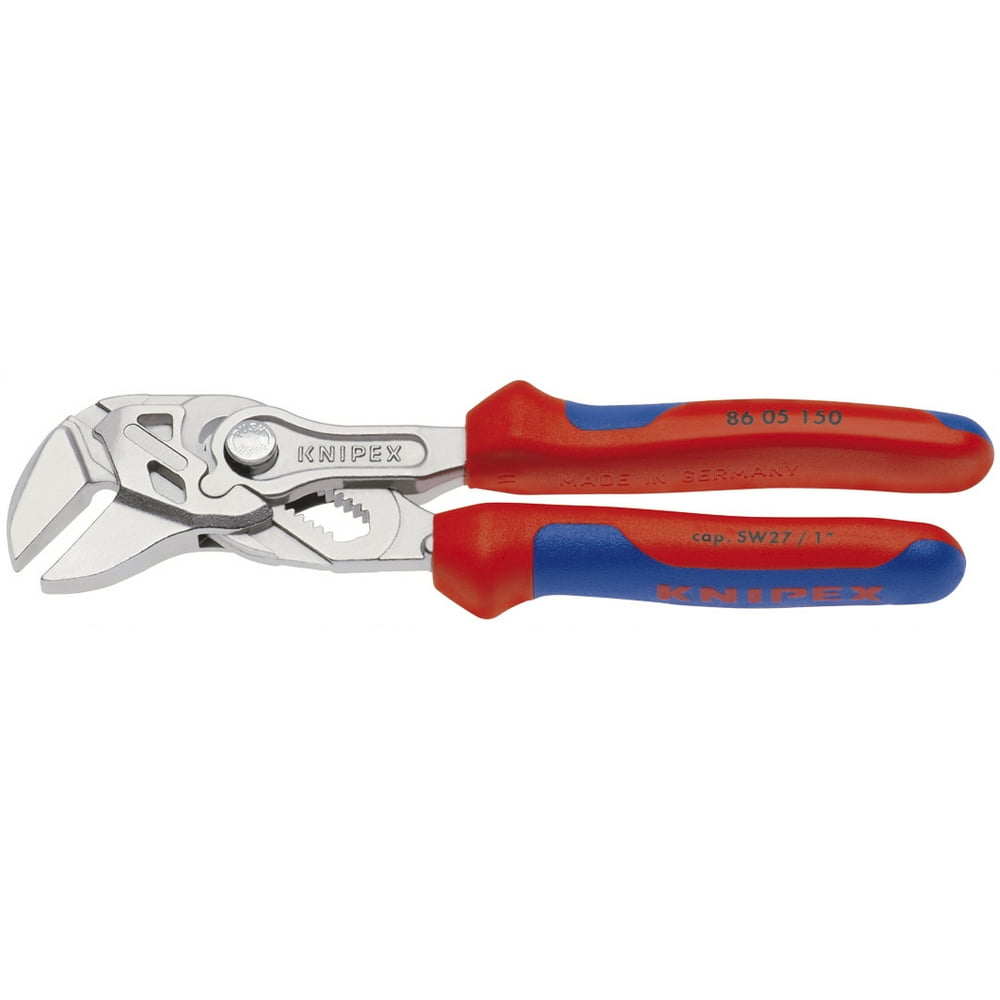 KNIPEX Tools 86 05 150, 6Inch Pliers Wrench with Comfort Grip Handles