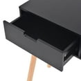 thumbnail image 5 of Charmma Console Table Solid Pinewood 31.5"x11.8"x28.3" Black, 5 of 6