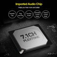 thumbnail image 4 of amdohai GS3 USB 2.0 External Virtual 7.1 Channel Sound Card Adapter, 4 of 8
