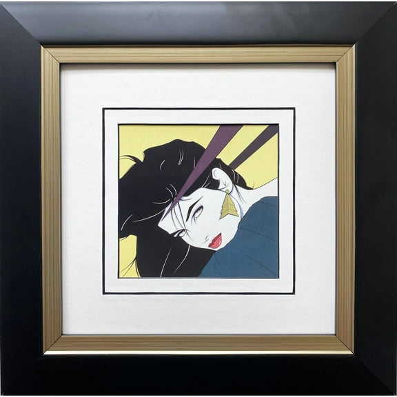 Patrick Nagel "Untitled #108" NEWLY CUSTOM FRAMED Art Deco Print Generic
