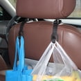 thumbnail image 4 of HEALEEP 8Pcs Universal Car Hooks Resin Black for Organizing in Vehicles, 4 of 8