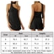 thumbnail image 2 of Mini Vestidos Vestidos ajustados sexy para mujer Vestido de una pieza Y2K Vestido de cadera con bolso delgado (Negro S) Ygjytge para Mujer Negro T M, 2 of 7