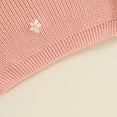 thumbnail image 6 of BemeyourBBs Baby Girl First Birthday Outfit One Embroidery Sweater Pullover Oversized Knit 1st Birthday Winter Cute Clothes, 6 of 7