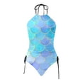 thumbnail image 5 of DGMIOCS Two Piece Bathing Suit Tankini Set Blue XXL, 5 of 5