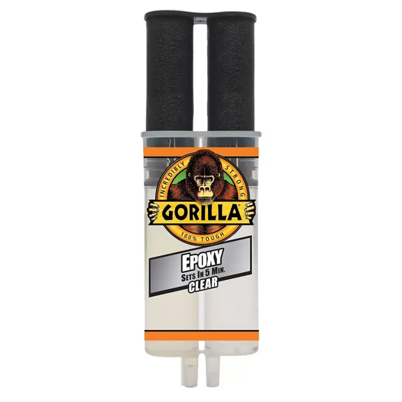 Gorilla Epoxy Syringe 0.85 oz. Clear (4200101)