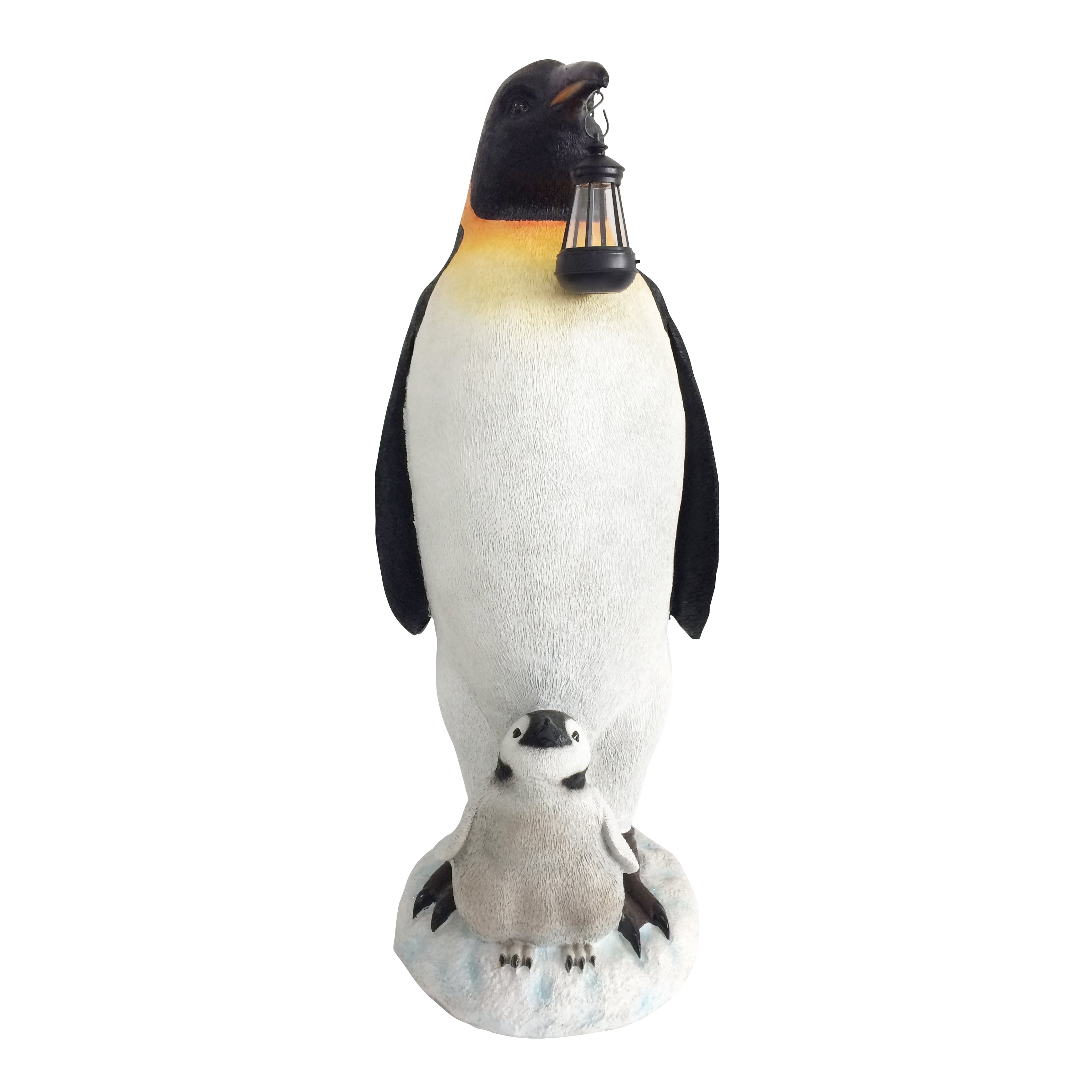 resin penguin statues