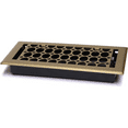 thumbnail image 3 of Steel Vent Cover 4"x10" All Metal Modern Floor Register By Caststo, Model- SM Oval (Gold), 3 of 6