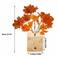thumbnail image 3 of Luces nocturnas decorativas para árboles de Navidad | Luces LED de flores ambientales simuladas, multicolor, enchufadas/USB o a pilas, pack de 2, plástico, 12,5x36cm, decoración navideña, 3 of 7