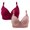 Pink#3, variant on Spring Saving GaThRRgYP Womens Bras under $5,2PC Ladies Traceless Comfortable No Steel Ring Breathable Gathering Bra Woman Underwear