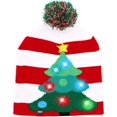 thumbnail image 1 of La gorrita tejida de la Navidad del LED enciende para arriba los sombreros de la Navidad, sombreros de punto con 6 Co, 1 of 5