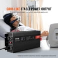 thumbnail image 3 of Inversor de corriente VEVOR Pure Sine Wave 3000 W DC 12 V a AC 120 V, 3 of 9