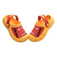 thumbnail image 1 of Kids Boys Girls Dinosaur Slippers Toddler Slip On Lightweight Beach Pool Sandals (Yellow) 18, 1 of 5