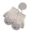 thumbnail image 2 of Dyfzdhu Children Warm Gloves Windproof Padded Mitten Cute Baby Plush Kids Gloves Grey, 2 of 3