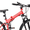 Red, variant on UBesGoo 26in Folding Mountain Bike for Men Women Shimano 21-Speed, with Disc Brakes, Red