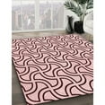 thumbnail image 2 of Ahgly Company Indoor Rectangle Patterned Light Rose Pink Area Rugs, 2' x 4', 2 of 6