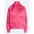 thumbnail image 6 of Free Assembly Women's Bow Tie Bomber Jacket, Sizes XS-XXL, 6 of 6