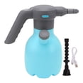 thumbnail image 1 of Pulverizador eléctrico para jardín, 1,5 l, recargable, con batería, riego automático, portátil, para exteriores, color azul, con boquilla giratoria., 1 of 14