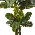 thumbnail image 4 of Nearly Natural 5967 Double Stalk Banana Tree in White Planter, 4 of 4