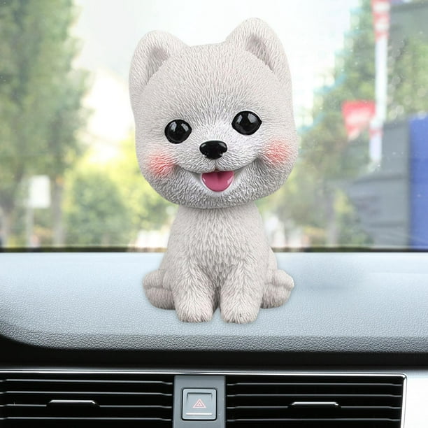 Bobble Head Dog Figurine Nodding Dog for Car Dashboard Ornament