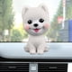 thumbnail image 4 of Bonito Perro Bobblehead Que Asiente con La Cabeza, Figuritas para Salpicadero de Perro, Decoración de Perro Temblorosa para Oficina, Coche, perfecl Estatua de cabeza sacudida, 4 of 7