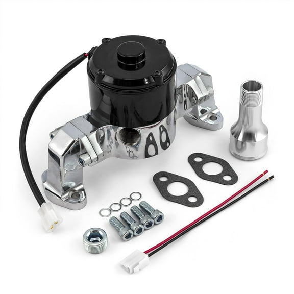 Speedmaster PCE194.1001 Compatible with Chevy SBC 350 35  Gpm Electric Water Pump [Chrome]