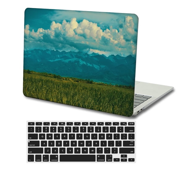 KSK KAISHEK Only for MacBook Air 13.6" Case 2022.0 Release Model A2681, Plastic Hard Case Shell Cover + Black Keyboard Cover, Sky Series 0269