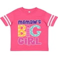 thumbnail image 3 of Inktastic Memaw Big Girl Girls Toddler T-Shirt, 3 of 5