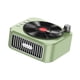 thumbnail image 4 of Altavoz portátil con sonido estéreo retro y reproductor de CD de audio premium para escuchar música Verde, 4 of 9
