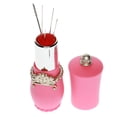 thumbnail image 2 of Estuche para agujas de coser con kit de agujas para bordar, tejer y alfiletero. Rosado, 2 of 7