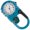 Sky Blue, variant on Outdoor Sport Clock Mountaineering Carabiner Pocket Watch Compasses Belt Clip Hanging Hook for Hiking Backpacking