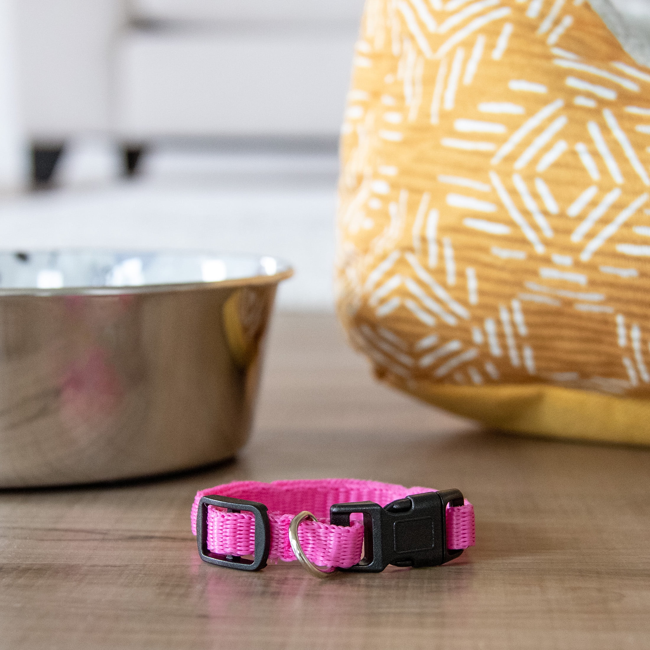 (6 pack) Pet Champion Dog Collar Small Pink, 1.0 CT