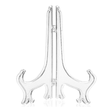 ACDANC 10Pcs Easel,Versatile Easel Stand for Pictures,Wedding,Home Decor Lucency Plate Stands for Display
