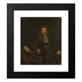 thumbnail image 2 of Michiel Van Musscher 20x23 Black Modern Framed Museum Art Print Titled - Portrait of Nicolaes Witsen (1641-1717) (1688), 2 of 5
