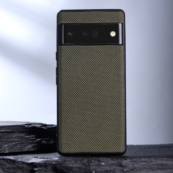 SaniMore for Google Pixel 7 6.4" 2022 Anti-Fingerprint Case, PC Back & TPU Bumpers Anti-Scratch Heavy Duty Full Body Protective Case for Google Pixel 7 Women Men, Armygreen