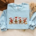 thumbnail image 2 of Christmas Gingerbread Embroidered Sweatshirt, Winter Christmas Festival Embroidered Shirt , Christmas Tree Shirt, Season’s Sweetings Hoodie, 2 of 4