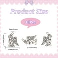 thumbnail image 2 of 1Box 40Pcs Valentine Angel Charms Silver Guardian Angel Wing Charm Bulk Antique Tibetan Alloy Fairy Tale Pendants Wings Charms for Jewelry Making Charms DIY Bracelet Earring Beginners Women, 2 of 6