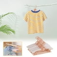 thumbnail image 4 of 10-Pack Adjustable Infant Clothes Hangers with Non-Slip Buckles, Nursery & Toddler Hangers for Pants, Shirts, and Children's Clothing, 0-18 Years, 4 of 5