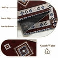 thumbnail image 6 of Kitchen Mats for Floor 3x5 Ft, Brown Boho Non Slip Area Rugs for Kitchen Bedroom Entryway, Vintage Ethnic Tribe Washable Carpet Runner Rug Floor Mats for Bedroom Home Decor Abstract Art, 6 of 9