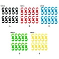 thumbnail image 4 of Toystoory Clips de Cable de freno de 10 piezas, abrazaderas de línea giratoria tipo S de plástico para carretera, soporte Universal para Ciclismo Amarillo, 4 of 6