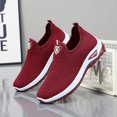 thumbnail image 5 of NOKIO Men's Walking Shoes Lightweight Breathable Knit Sneakers Comfortable S𝗅ip On Sport Shoes with Non-S𝗅ip Durab𝗅e Sole for All Day Standing,Work,Travel and Casual Wear, 5 of 8
