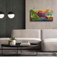 thumbnail image 3 of Epic Graffiti 'Sunset at Cheops' by Dean Russo, Canvas Wall Art, 40"x20", 3 of 8