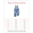 thumbnail image 2 of 6 Months Baby Girls Clothes 9 Months Girls Pants Infant Girls Denim Overall Pants Blue, 2 of 7