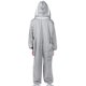 thumbnail image 3 of Traje De Apicultura De Una Pieza Ropa Protectoracon Cremalleras Dobles Gris, 3 of 8