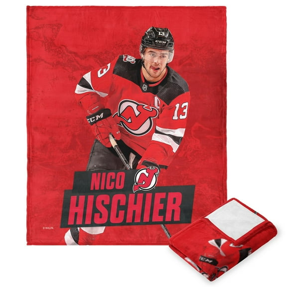 The Northwest Group Nico Hischier New Jersey Devils 50" x 60" Player Silk Touch Throw Blanket