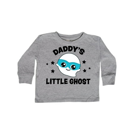 

Inktastic Cute Daddy s Little Ghost with Stars Gift Toddler Boy or Toddler Girl Long Sleeve T-Shirt