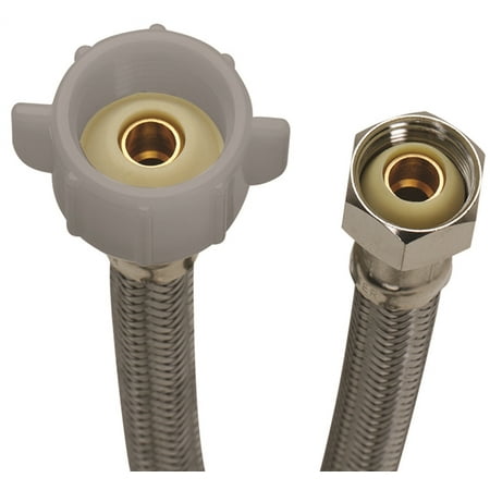 toilet braided stainless steel supply burst ballcock compression lgth bulk lines label flexible fluidmaster connector