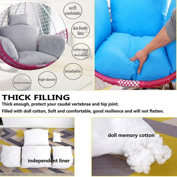 Egg Chair Cushion, Swing Chair Cushion Cushion For Hanging Egg Chair