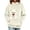Beige, variant on Women Fluffy Fleece Pomeranian Pocket Graphic Hooded Tops, Drawstring Loose Long Sleeve Pullover Sweatshirts, Solid Warm Relaxed Spring Fall Winter Daily Casual Fashion Blouses(Beige,M)